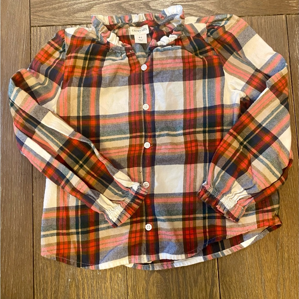 Crewcuts Kids Multicolor Plaid Button Down Shirt